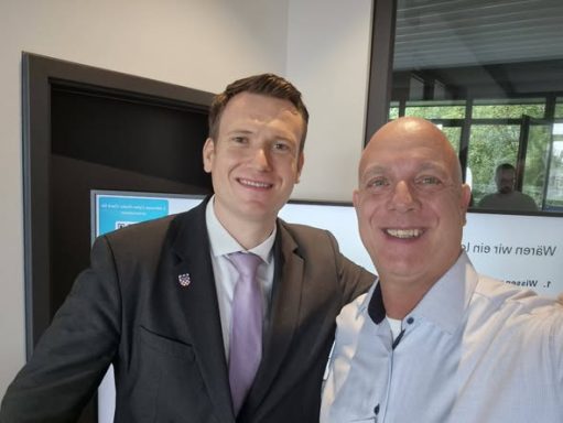 08.09.26: Mit Phillip Herzog beim Business-Frühstück der Stadt Bad Honnef.
