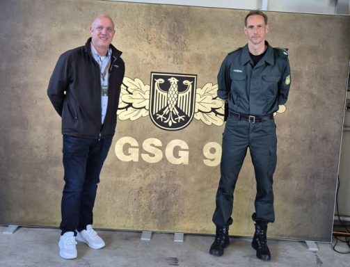 25.09.26: Zu Gast bei der GSG 9 der Bundespolizei. (Mit Kommendeur Robert Hemmerling)